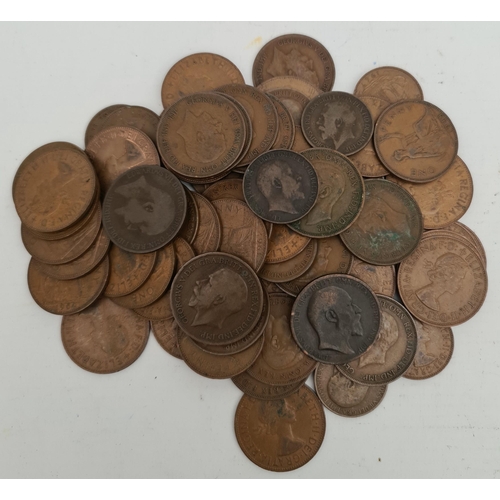 153 - Assorted British Pre Decimal Coins #1 500g in Total Pennies Half Penny Victoria. Shipping is availab... 