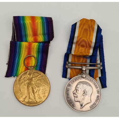 180 - 2 x WWI Medals The Victory Medal and The Silver War Medal Both Named 8469 APR C E Walker R.E. Shippi... 