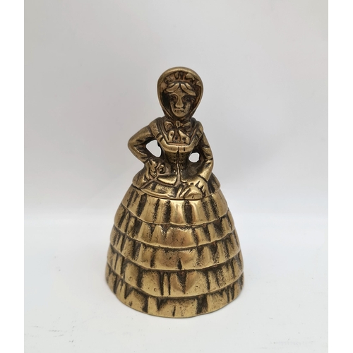 36 - Antique Brass Crinoline Lady Ink Well. Measures 5 inches tall Shipping is available. Please ask for ... 