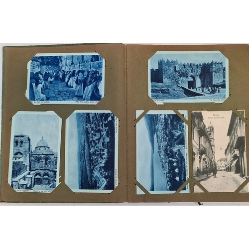 106 - Early 20th Century Postcard Album Containing 34 European and World Postcards Shipping is available. ... 