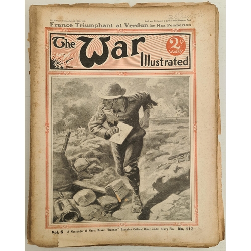 101 - 10 x Early 20th Century Comics or Boys Papers The War Illustrated Comics Dates Range 1915 to 1918. S... 