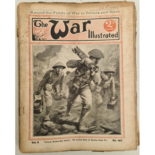 101 - 10 x Early 20th Century Comics or Boys Papers The War Illustrated Comics Dates Range 1915 to 1918. S... 