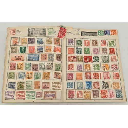 104 - Ace Junior Stamp Album Plus Loose Stamps and Envelopes. Shipping is available. Please ask for a quot... 