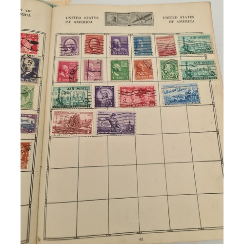 104 - Ace Junior Stamp Album Plus Loose Stamps and Envelopes. Shipping is available. Please ask for a quot... 