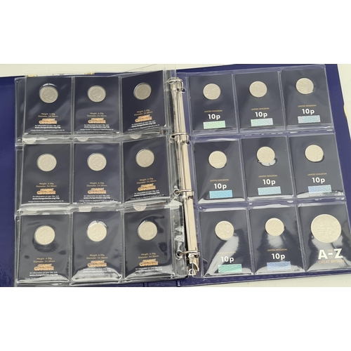 145 - Collectable Coins 2018 Change Checker Complete Album 10p British Coins. Includes A to Z Coin. Shippi... 