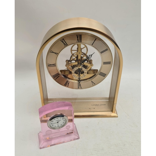 226 - Vintage London Clock Company Clock and One Other. Measures 20cm tall. Shipping is available. Please ... 