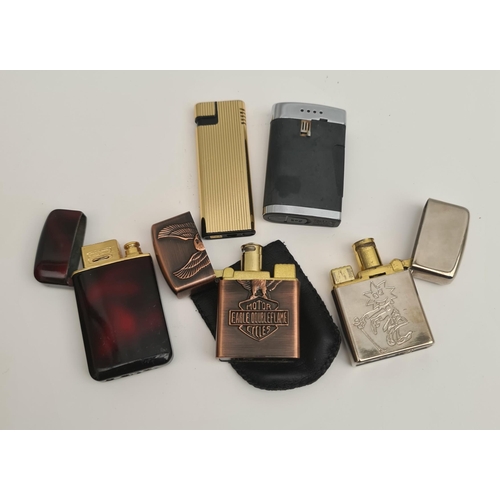 371 - 5 x Assorted Lighters. Includes Eagle Doubleflame Motor Cycles Shipping is available. Please ask for... 