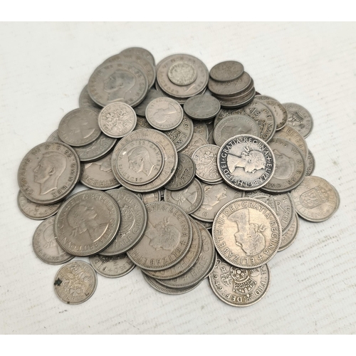 400 - Collectable Coins British Silver Coloured Cupro Nickel Coins Total Weight 600g. Shipping is availabl... 