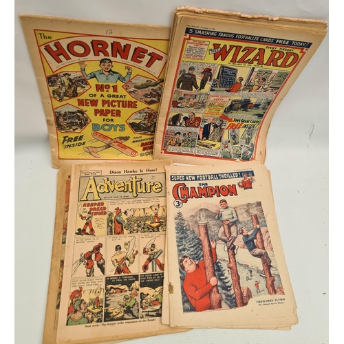 93 - 10 x 20th Century Comics or Boys Papers Adventure Comics Includes The Hornet No.1 Issue September 14... 