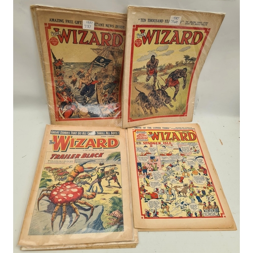 96 - 10 x 20th Century Comics or Boys Papers The Wizard Comics Dates 1937 x 8 and 1955 x 2. Shipping is a... 