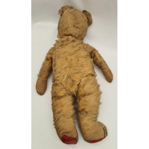 1 - Antique Toy Teddy Bear Well Worn. Measures 21 inches long. Shipping is available. Please ask for a q... 