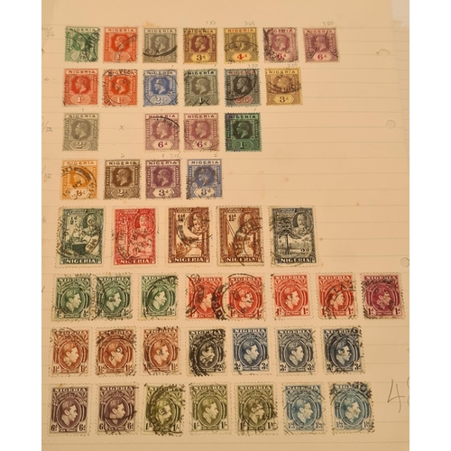 141 - Parcel of 84 Nigeria and Jamaica Postage Stamps. Dates from 1908 to 1951. Shipping is available. Ple... 