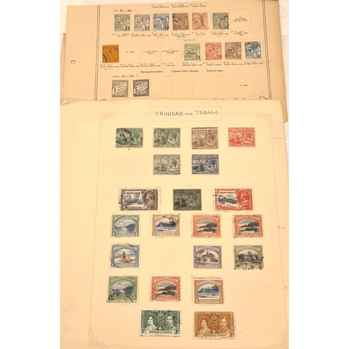 143 - Parcel of 47 Trinidad and Tobago Postage Stamps Queen Victoria to George VI. Plus 17 Monaco Stamps  ... 