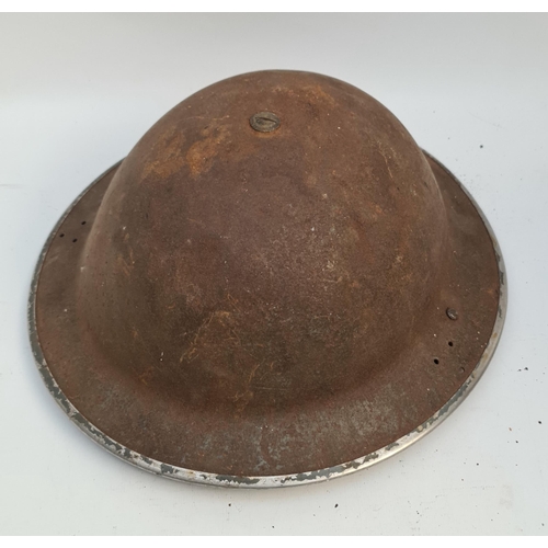 158 - British Military WWII Steel Helmet. Shipping is available. Please ask for a quote before bidding. Wh... 