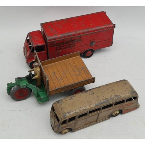 394 - Vintage Toys 3 x Die Cast Dinky Vehicles They Are Motocart No. 342 A Luxury Coach No. 281 Dinky Supe... 