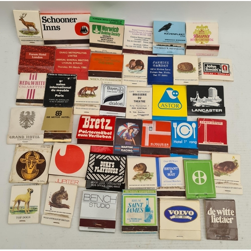 399 - Collection of 30 plus Assorted Collectable Match Booklets Includes Some Not Opened. Shipping is avai... 