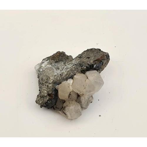 404 - Collectable Mineral Arsenopyrite Calcite Sphalerite on Pyrite Trepca Mine Pristina Kosova Weight 72g... 