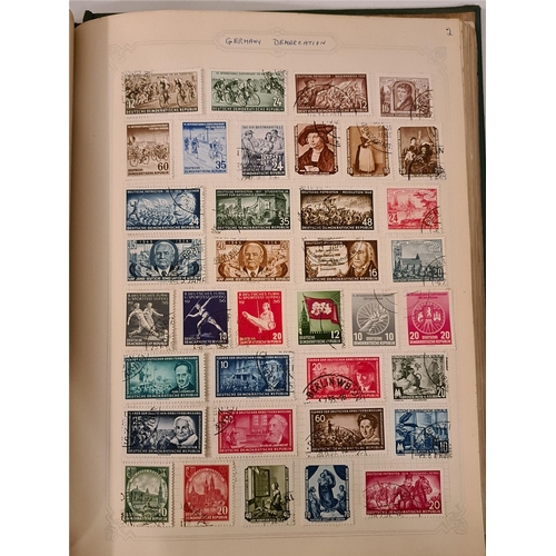 442 - Vintage Norfolk Stamp Album With World Stamps Including Great Britain. At Least 1000 Stamps. Shippin... 