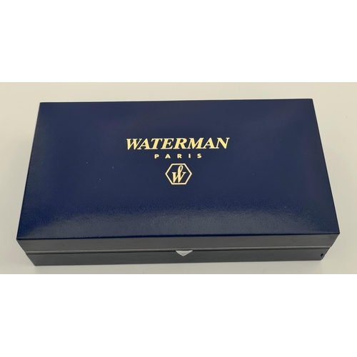 448 - Waterman 200 Rhapsody Red Fountain Pen 18ct Gold Nib, in Original Box With Original Paperwork and In... 