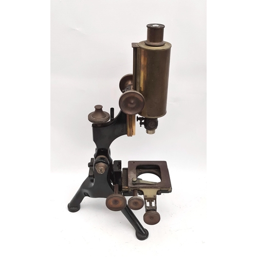 455 - Antique Microscope W. Watson and Sons Ltd 313 High Holborn, London No. 2 Microscope. In need of part... 