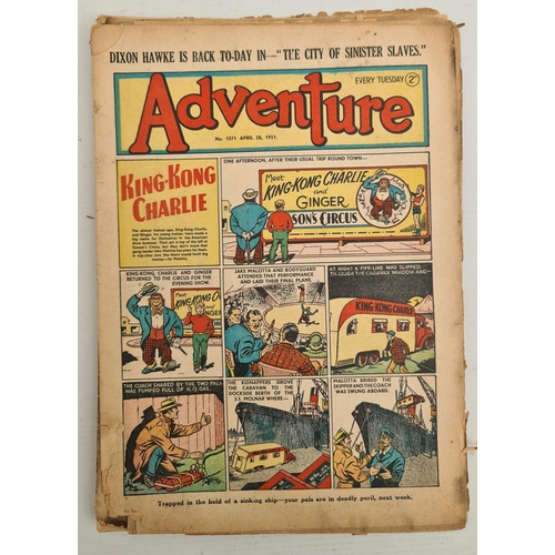 97 - 10 x 20th Century Comics or Boys Papers Adventure 1940's and 1950's. Shipping is available. Please a... 