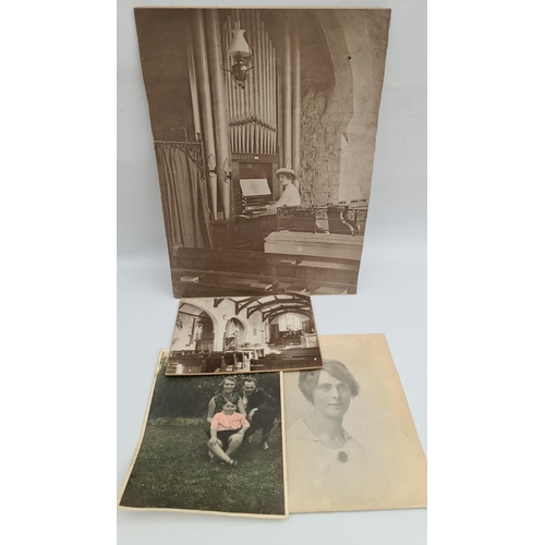 128 - Parcel of 4 Larger Photographs Printed on Board. Shipping is available. Please ask for a quote befor... 