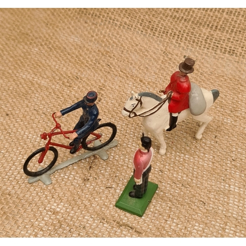 158 - Vintage Lead Collectable Toy Figures Includes Grant Toy Soldier, George VI Rider on Horseback and an... 