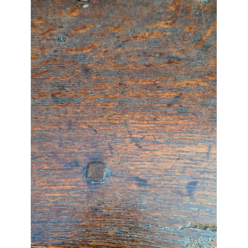 217 - Antique Bobbin Leg Two Drop Leaf Oak Table. Pinned Joints and Original Hinges With Supporting Later ... 