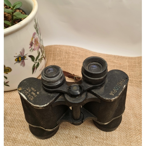 22 - vintage Pairs of Binoculars Includes Boots Empire Made 8 x 30 With Case and Phototopia 10 x 50. Ship... 