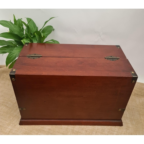 226 - Antiques Victorian Travelling Stationery Box. Opens up to reveal drawers pigeon holes and stationery... 