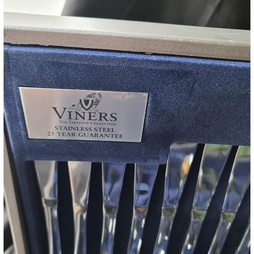 332 - Viners The Table Top 100 Piece Boxed Canteen of Cutlery Set c1970's.  Shipping is available. Please ... 