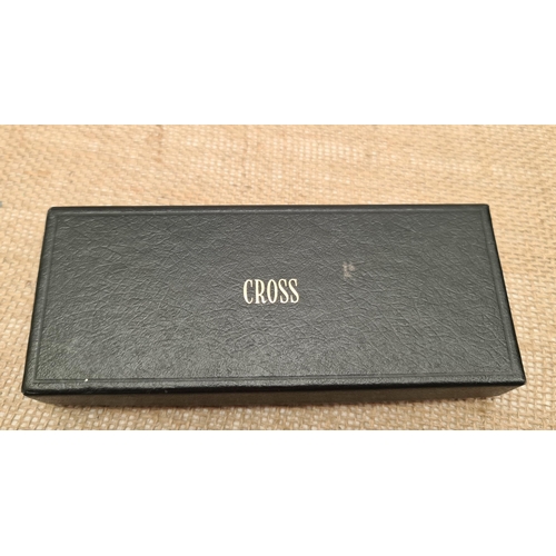 426 - Vintage Cross Class Black Pen and Pencil in Original Box With Refills. Shipping is available. Please... 