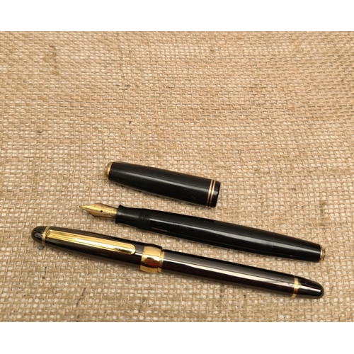 434 - Vintage Parker Vacumatic Fountain Pen With 14ct Gold Nib Reg. No. 318982 and a Vintage Ballpoint Pen... 