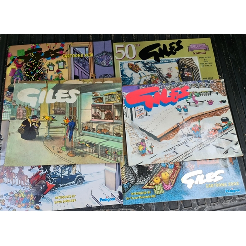 470 - Vintage Parcel of 10 Giles Annuals Dating from the 1960's to 2000's. Shipping is available. Please a... 