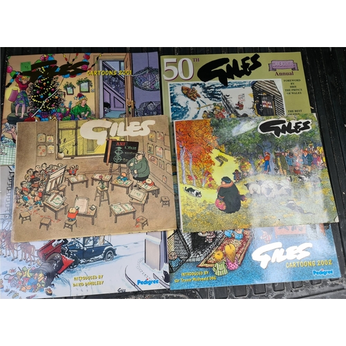 470 - Vintage Parcel of 10 Giles Annuals Dating from the 1960's to 2000's. Shipping is available. Please a... 