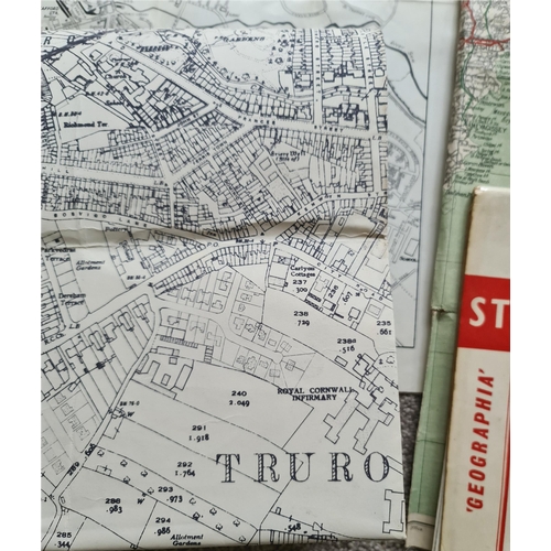 497 - Parcel of Eleven Assorted Maps Includes Cloth Map Shipping is available. Please ask for a quote befo... 