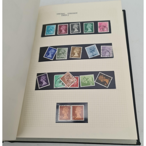91 - Stamp Album Stanley Gibbons The Senator Medium Album. Approximately 120 Stamps Pre Decimal and Post ... 