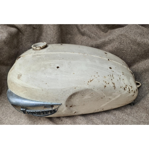 482 - Vintage Triumph Motor Cycle Fuel Tank Ideal For Man Cave Upcycling. Measures 52cm long. Shipping is ... 