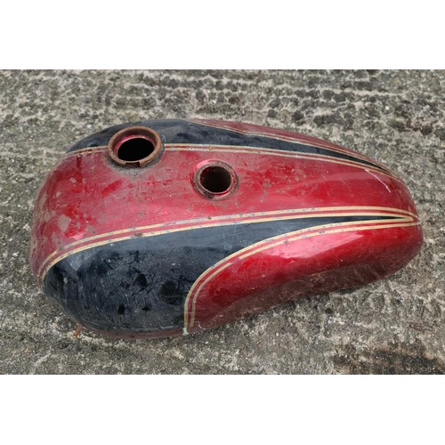 483 - Vintage Motor Cycle Fuel Tank Ideal For Man Cave Upcycling. Measures 50cm long. Shipping is availabl... 