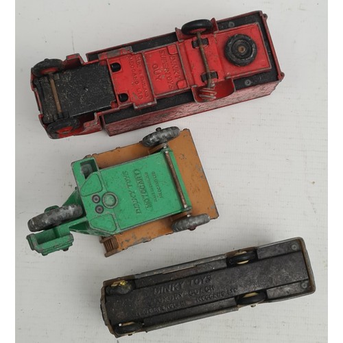 159 - Vintage Toys 3 x Die Cast Dinky Vehicles They Are Motocart No. 342 A Luxury Coach No. 281 Dinky Supe... 