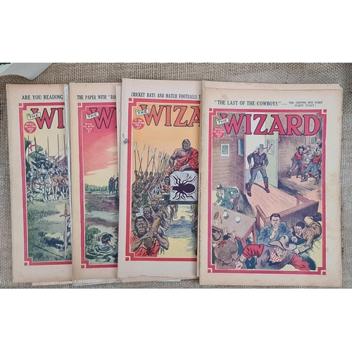104 - 10 x 20th Century Comics or Boys Papers The Wizard Assorted 1938 and 1939 Editions. Shipping is avai... 