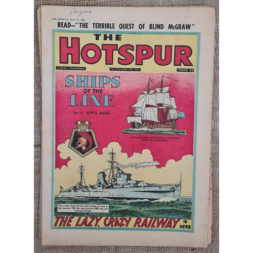 105 - 10 x 20th Century Comics or Boys Papers The Hotspur Assorted 1950's. Shipping is available. Please a... 