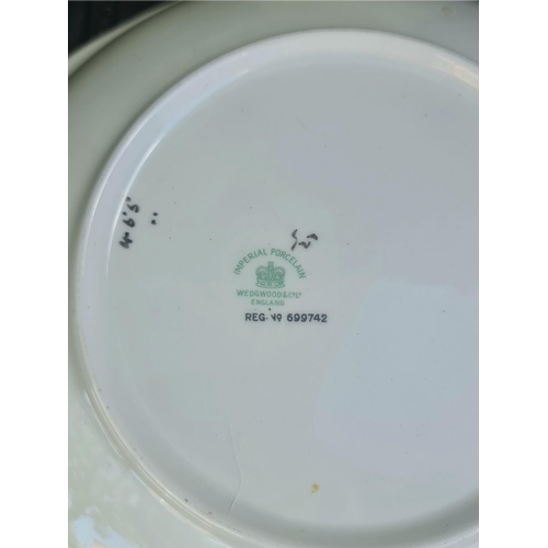 147 - Antique 6 x Wedgwood Imperial Porcelain Silhouette Pattern Bowls Early 20th Century. Each of the sma... 