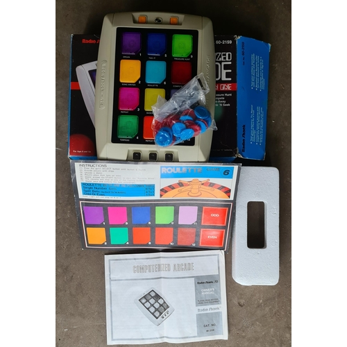 162 - Vintage Retro Electronic Game. Radio Shack 12 in One Games Ct No.  60-2159. Original box and interio... 