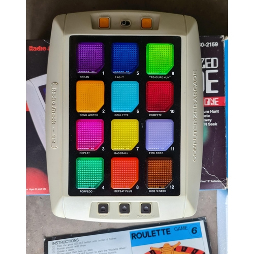 162 - Vintage Retro Electronic Game. Radio Shack 12 in One Games Ct No.  60-2159. Original box and interio... 