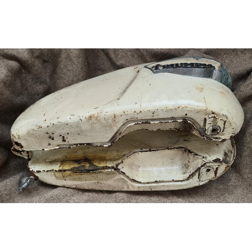 169 - Vintage Triumph Motor Cycle Fuel Tank Ideal For Man Cave Upcycling. Measures 52cm long. Shipping is ... 