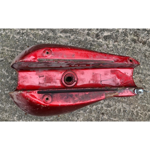 170 - Vintage Motor Cycle Fuel Tank Ideal For Man Cave Upcycling. Measures 50cm long. Shipping is availabl... 