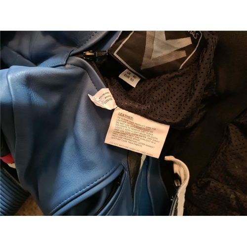 171 - Vintage Frank Thomas 1980s Original Raw Edge Motorcycle Biker Leather Suit. UK Size 40. Worn but not... 