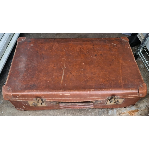 173 - Antique Suitcase Full of kodak and Other Photographic equipment. Shipping is available. Please ask f... 