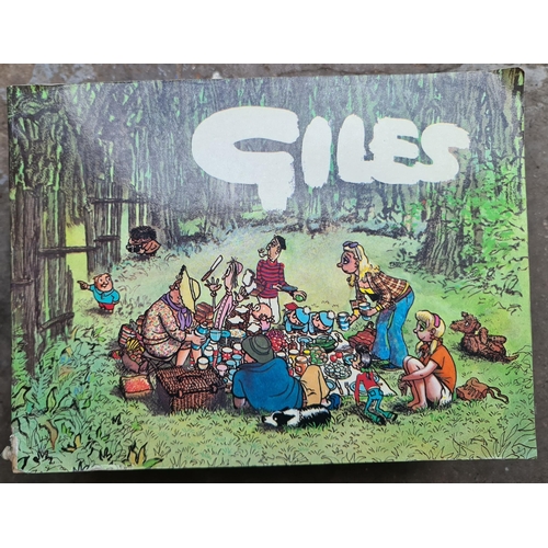 87 - Vintage Giles Comic Annuals 1970'sw, 80's and 90's Parcel of Ten Annuals. Shipping is available. Ple... 